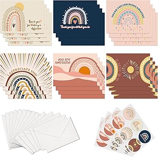 24 You Are Awesome Cards with Envelopes,Encouragement Notecards for Appreciation and Recognition-I Appreciate You,You Are Awesome,Thank You for Making a Difference Kudos Cards for Employee,Students,Teachers