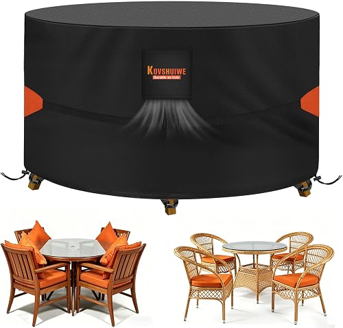 Housse de Protection Table Ronde de Jardin Ø135x80cm