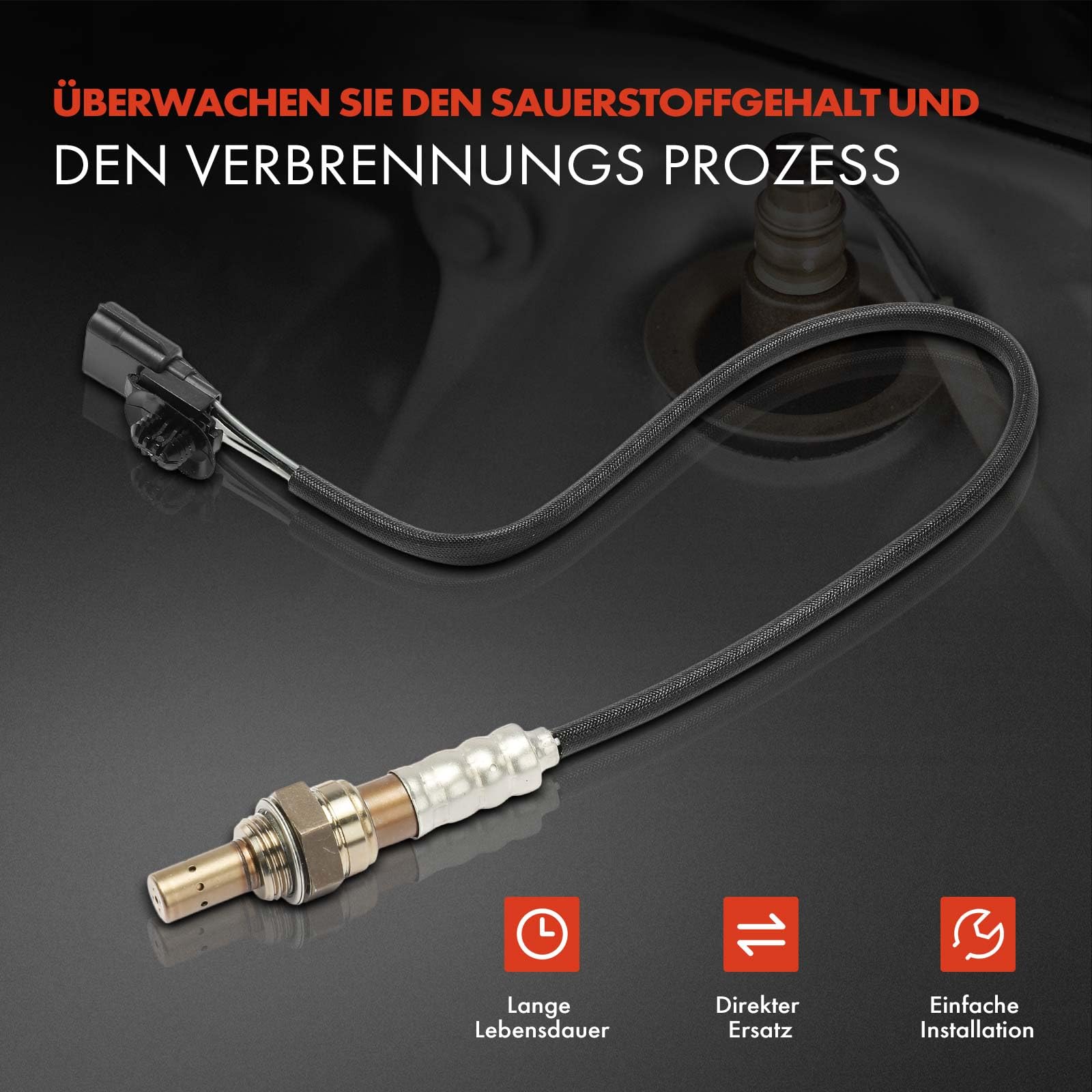 Frankberg Sonda lambda 4-Poli Compatibile Clio III 2006-2012 Kangoo 2002-2025