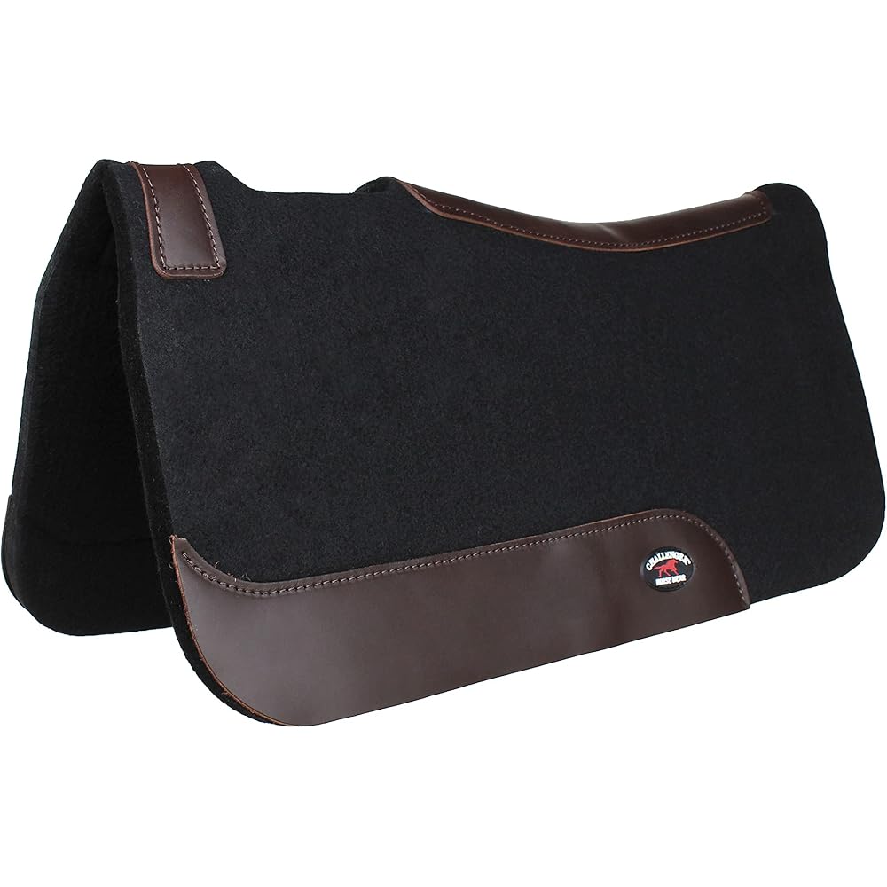 Challenger Horse Saddle Pad Western Contoured Neoprene Shock Absorbing Saddle