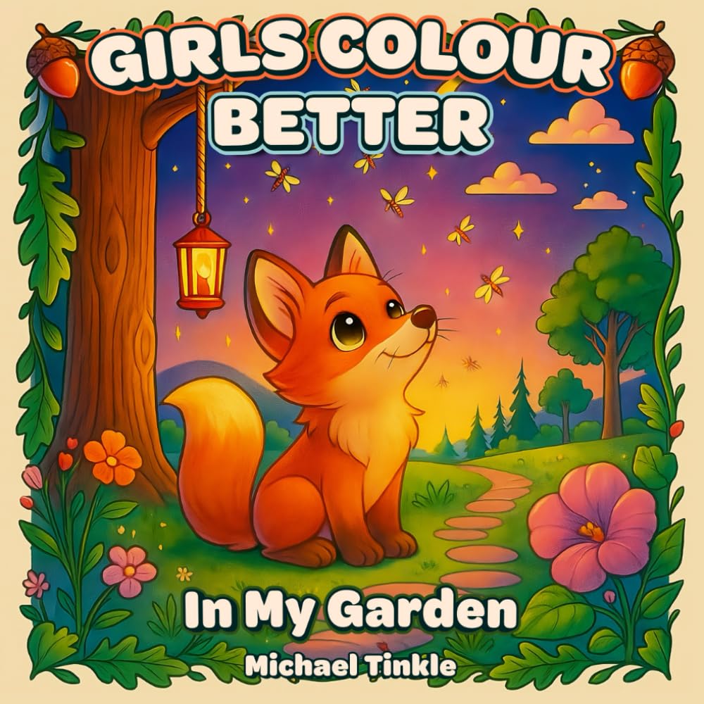 Girls Colour Better - Vol 1: In My Garden - 40 Garden Animals, Flowers and Whimsical Nature Scenes: Single-Sided Pages with Botanical Designs and ... for Mindfulness and Creative Expression