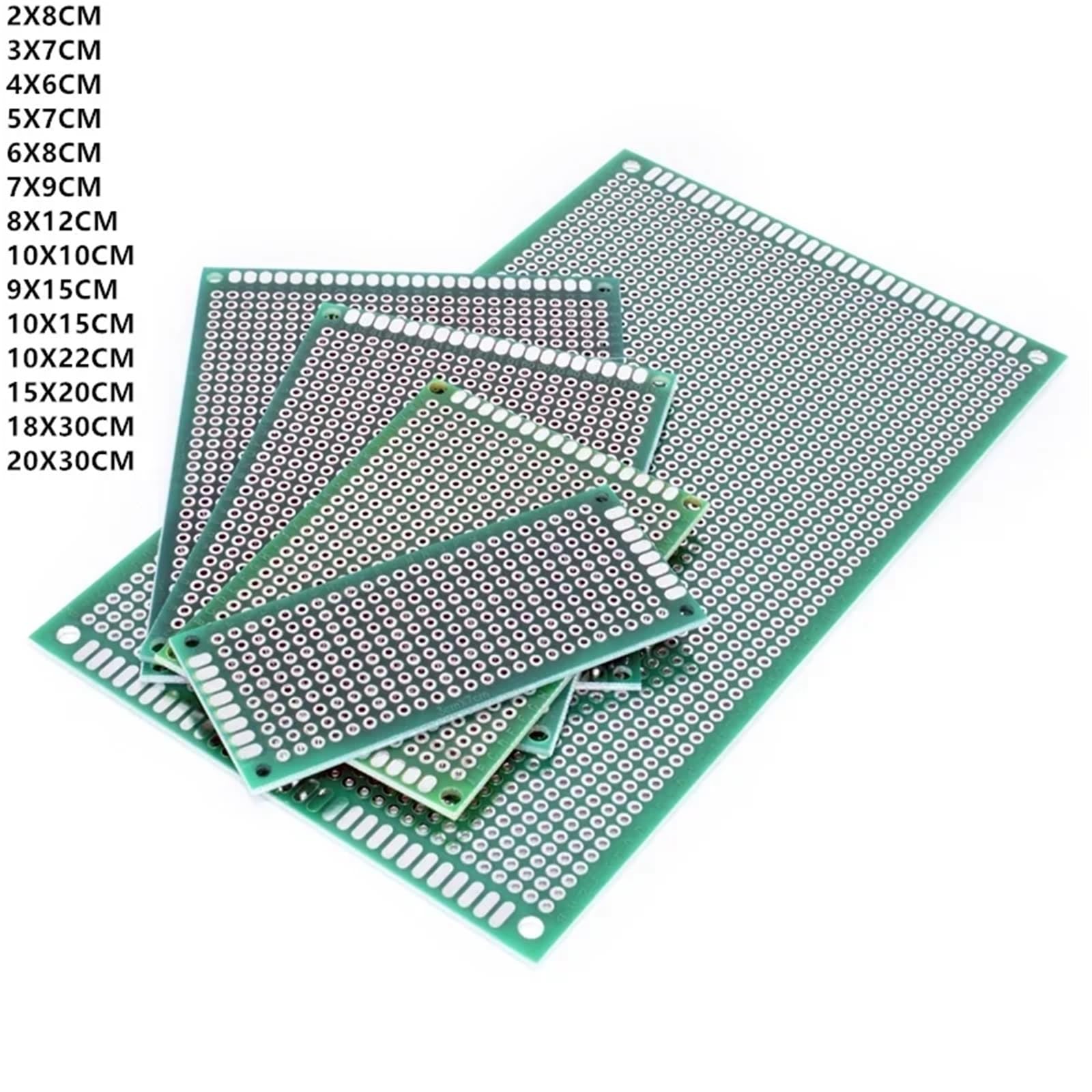 Prototipo di scheda PCB universale fai da te for circuito stampato a doppia faccia(10X22CM (1Pcs))
