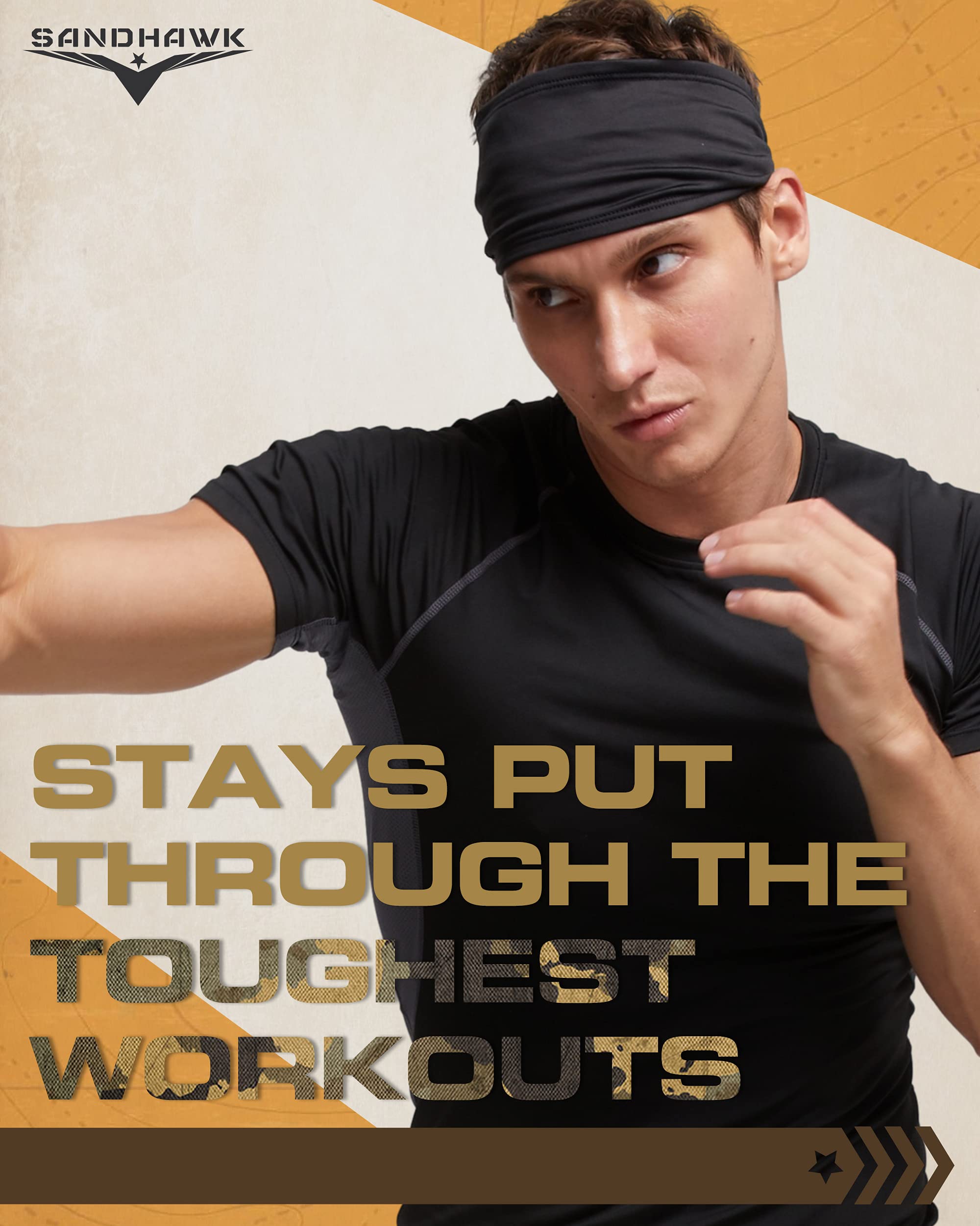 Fasce Sudore Uomo - Traspiranti, Assorbenti, Taglia Unica, Per Sport E Allenamento - Foto 10