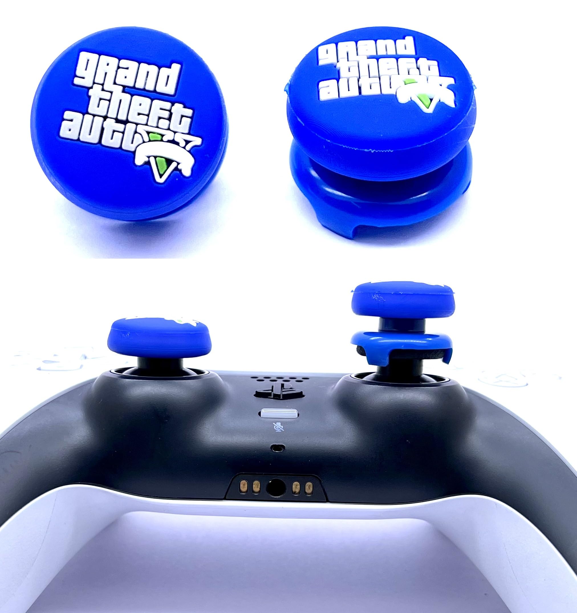 TMG Thumbstick FPS Extender & Controller Caps Cover Silicone GTA Texture Rubber Silicone Grip Cover 2 Sets for PS5 & PS4 Controller-Black (B0CNXM3RL7) Amazon Price History, Amazon Price Tracker