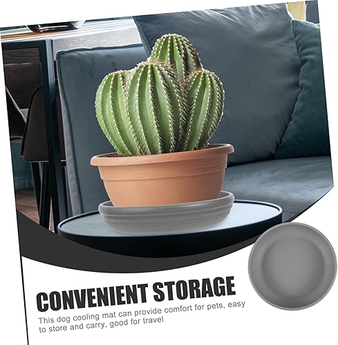 Miniatura 6 de GANAZONO Juego de platillos redondos de plástico para plantas, bandejas impermeables para plantas de interior