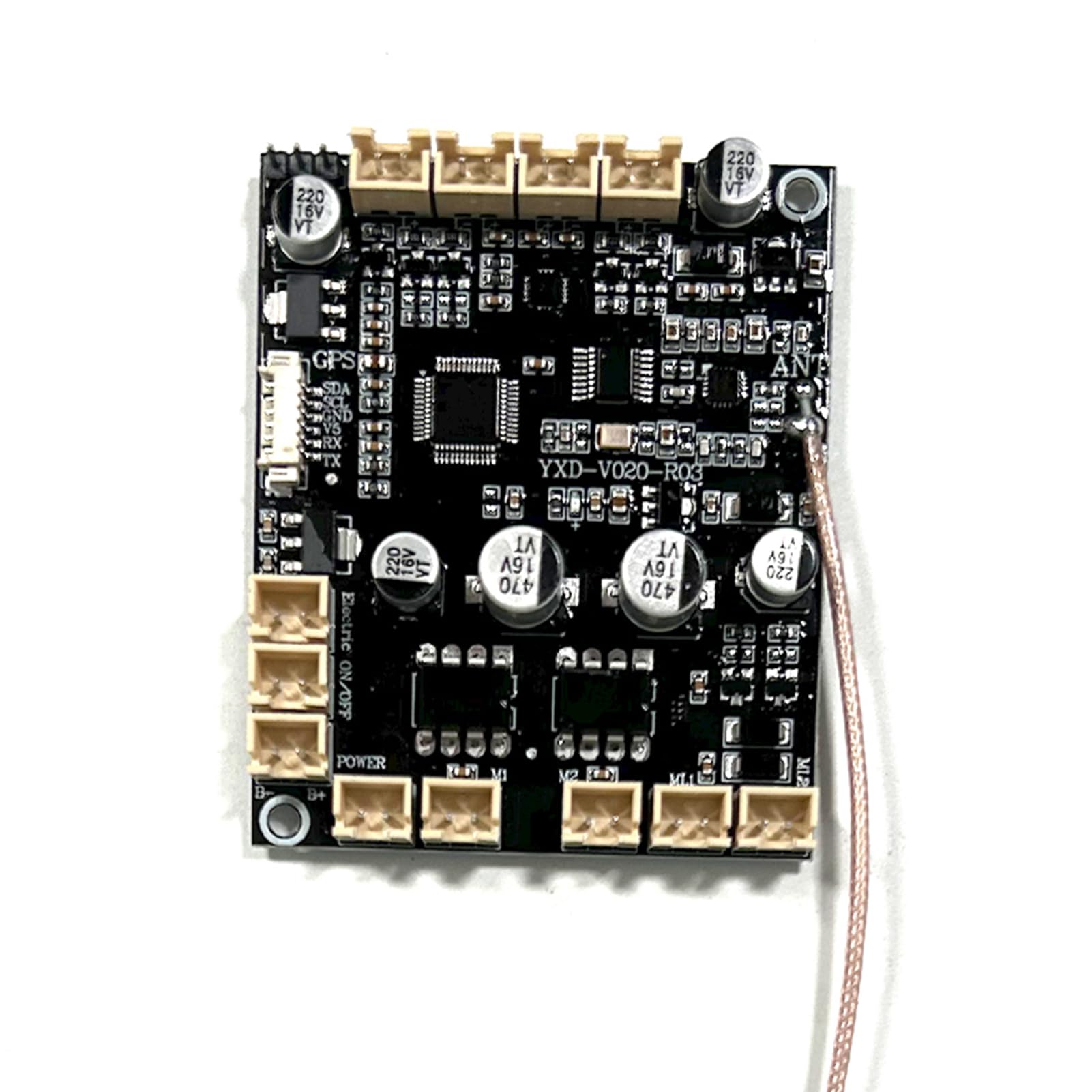 Carte Mère Principale pour Bateau Amorceur RC V020 GPS | Circuit Électronique de Remplacement pour Bateau de Pêche Télécommandé