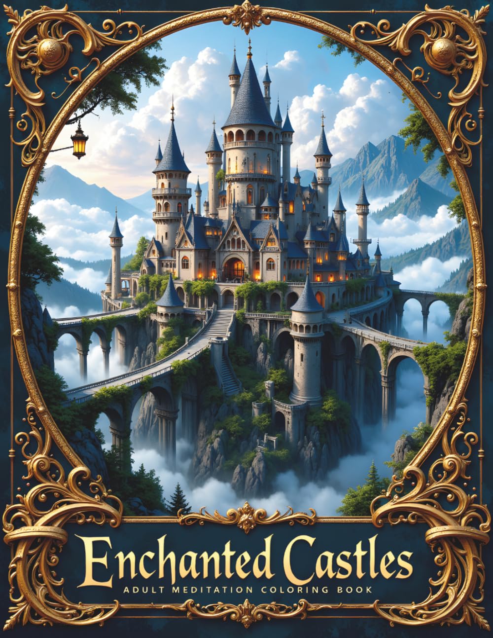 Enchanted Castles Adult Meditation Coloring Book