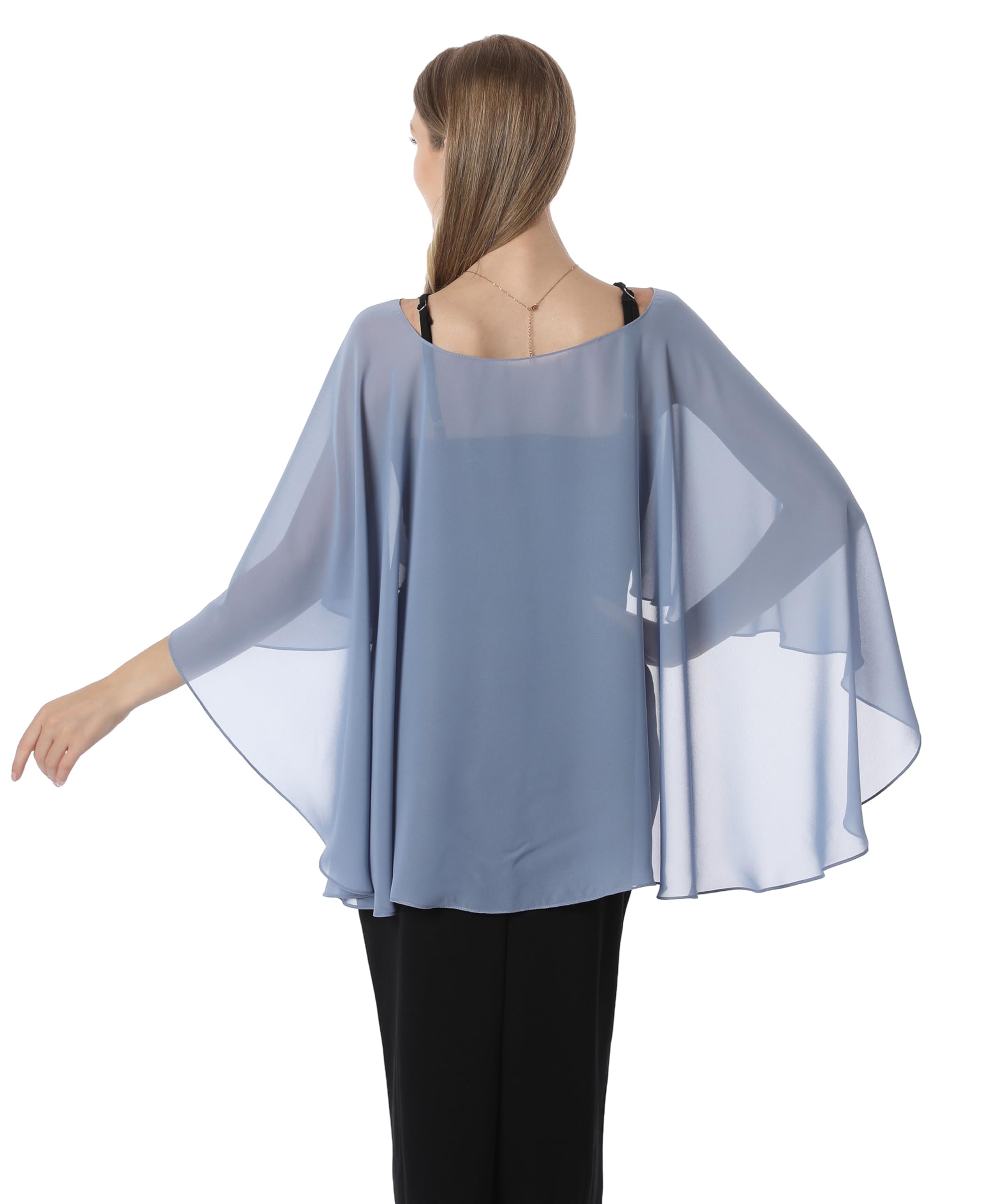 Szal paszminowy Kobiety Chiffon Cape001