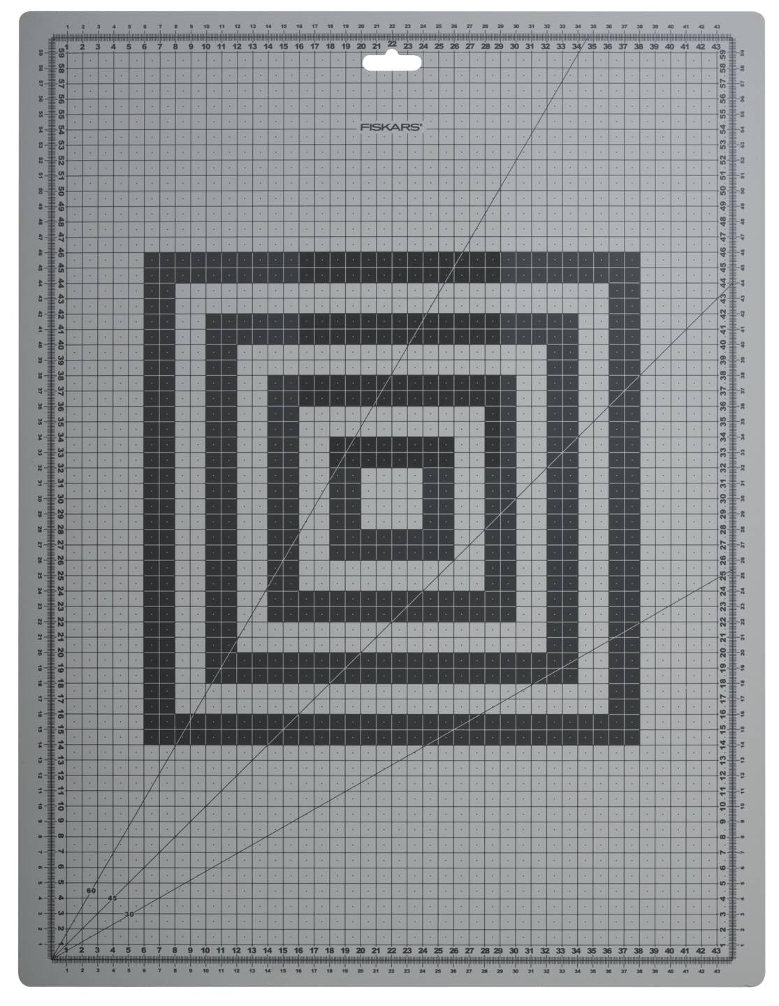 Fiskars Tapis de découpe A2, 45 cm x 60 cm, Résistant à la découpe, 1003895