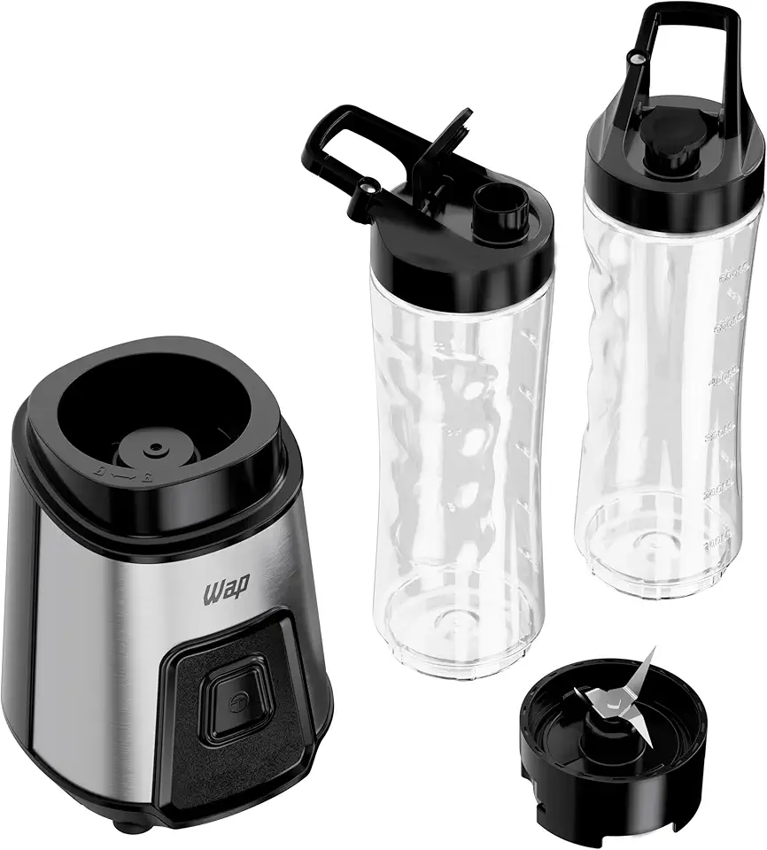 WAP LIQUIDIFICADOR PORTÁTIL BLENDER GO COM 2 COPOS SQUEEZE 127V