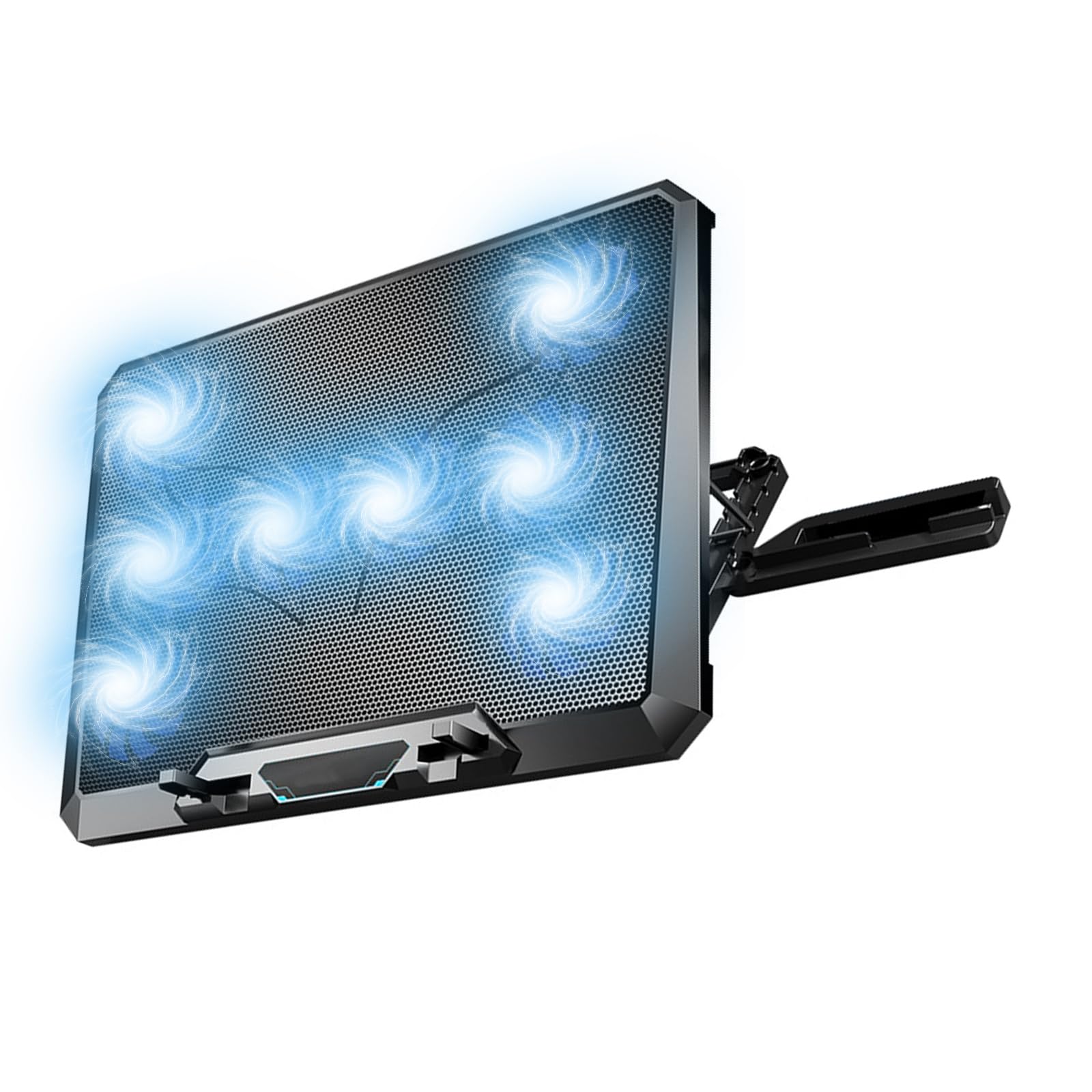 Gaming Laptop Cooling Pad con 8 Ventole Silenziose Supporto Regolabile e Porte USB per Laptop Notebook Raffreddamento Radiatore