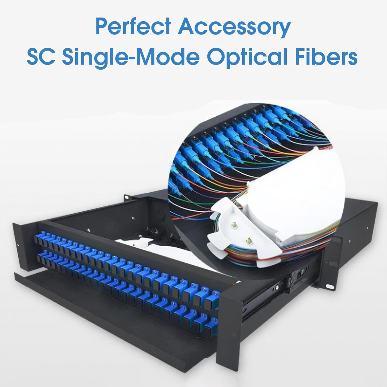 4-Pack SC/UPC Fiber Optic Pigtail, 1.2m 12 Strand Single Mode 9/125 Fiber Pigtail, 12 Color-Coded Fiber Patch Cords for Fusion Splicing