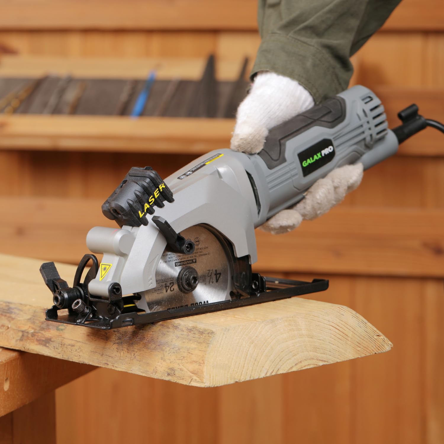 GALAX PRO Mini Circular Saw - Laser Guide & 2 Blades -8 GALAX PRO Mini Circular Saw - Laser Guide & 2 Blades -8