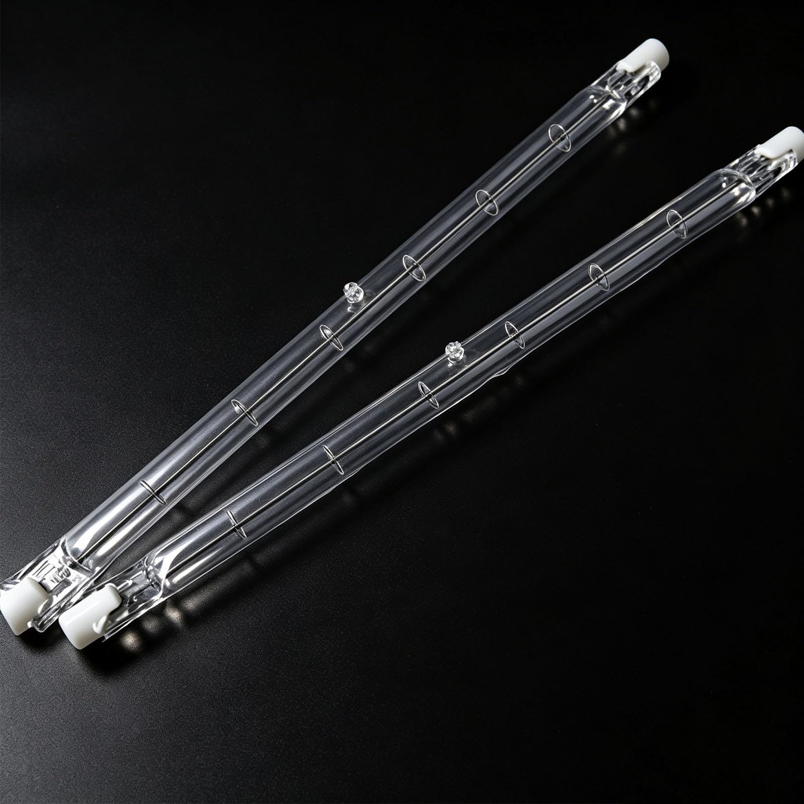 R7S Ampoules halogènes 333MM 1500W 2000W AC 220-240V Lampe halogène Type J ampoule linéaire en verre transparent ampoule d'éclairage de décoration domestique, 20PC 1500W