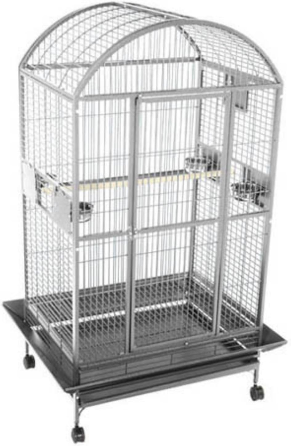 Dome Top Bird Cage Platinum (36x28x65) Birdcages Pet
