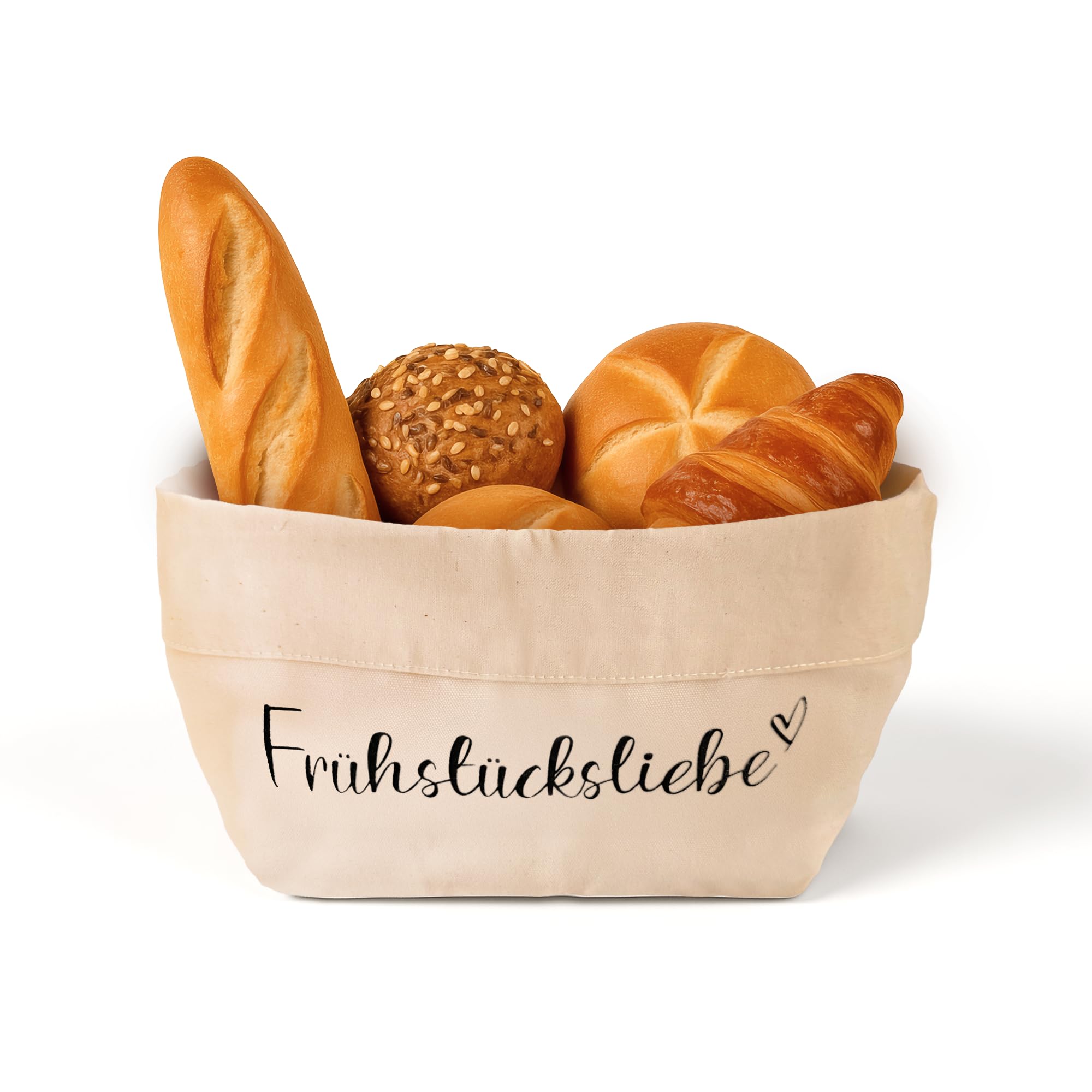 COZYINT moderner Brotkorb aus Stoff | Brottasche | Brötchenkorb