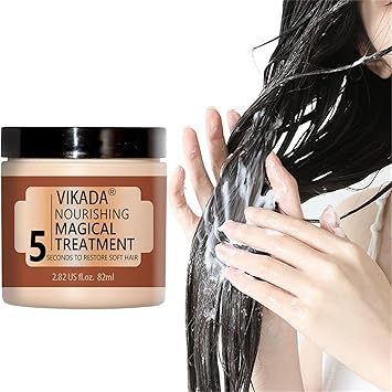 Mascarilla Para el Cabello, Hair Straightener Cream Deep Conditioner, Nourishing Deep Conditioning Hair Mask for Damaged Hair, Dry Hair, Curly Hair, Color Treated Hair and Frizzy Hair 1 Pc