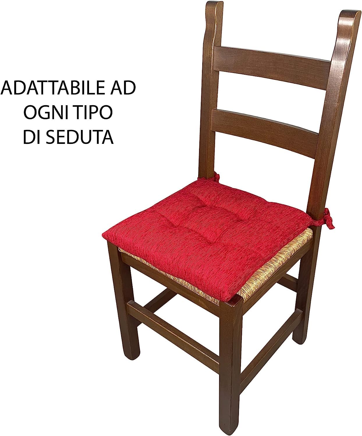 PEPPER Cuscino Sedia Verde Muschio In Cotone 40 Cm - 3