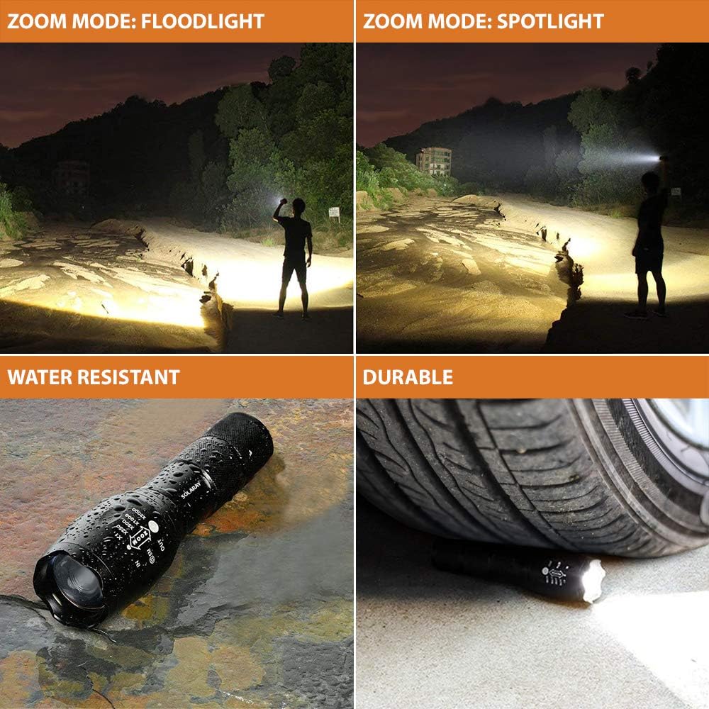 SOLARAY Handheld LED Tactical Flashlight Image