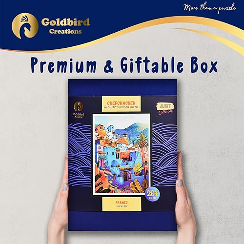 Miniatura 5 de Rompecabezas de madera con marco para adultos, rompecabezas de madera de animales enmarcados, rompecabezas magnéticos de corte de madera dura,