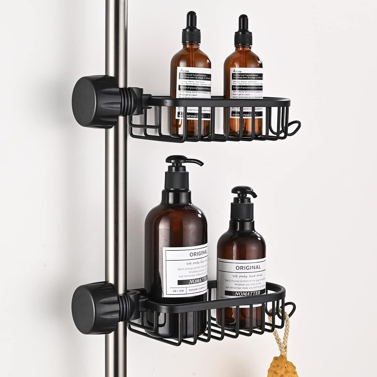 MORPICH Faucet Sponge Holder for Kitchen Sink Faucet Kitchen Sink Caddy Organizer Storage Rack Faucet Sponge Holder Detachable Hanging Faucet Dish Racks (Pack Of 2 Black) (B0DGGTX1CH) Amazon Price History, Amazon Price Tracker