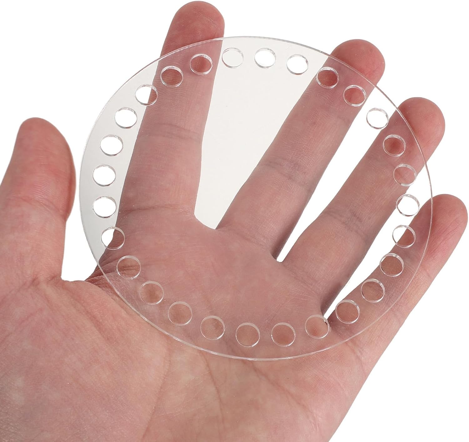 10pcs Acrylic Base Board for Yarn Weaving Crafts Making 3.9 Inch
