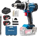 Trapano percussione 120 Nm 20V brushless con 2x4 Ah foto 1