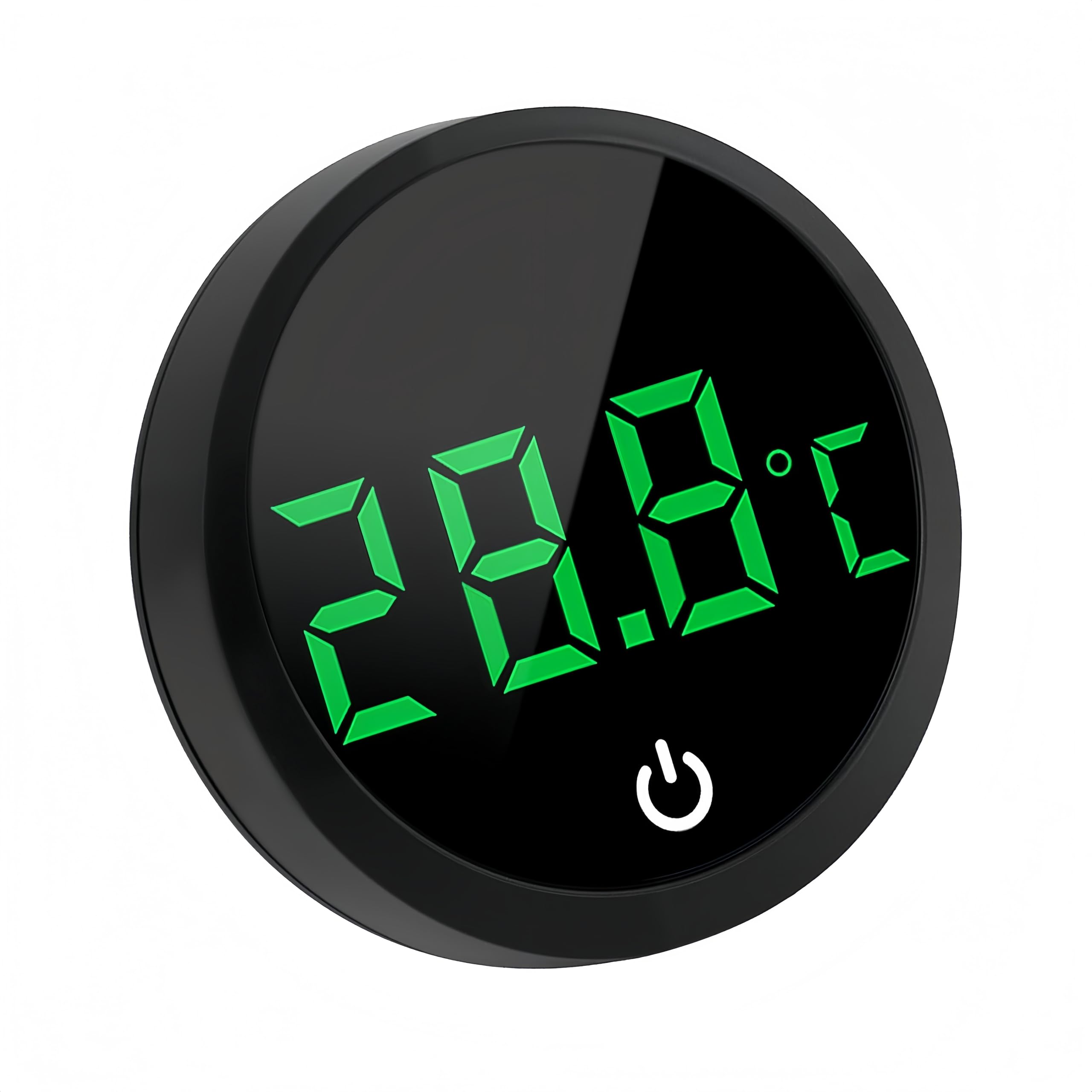Fish Tank Thermometer, Digital Aquarium Thermometer, Energy-saving Adhesive Fish Tank Accessories LED Precise Display ±1°C for Tropical Aquarium/Turtle Reptile Terrarium