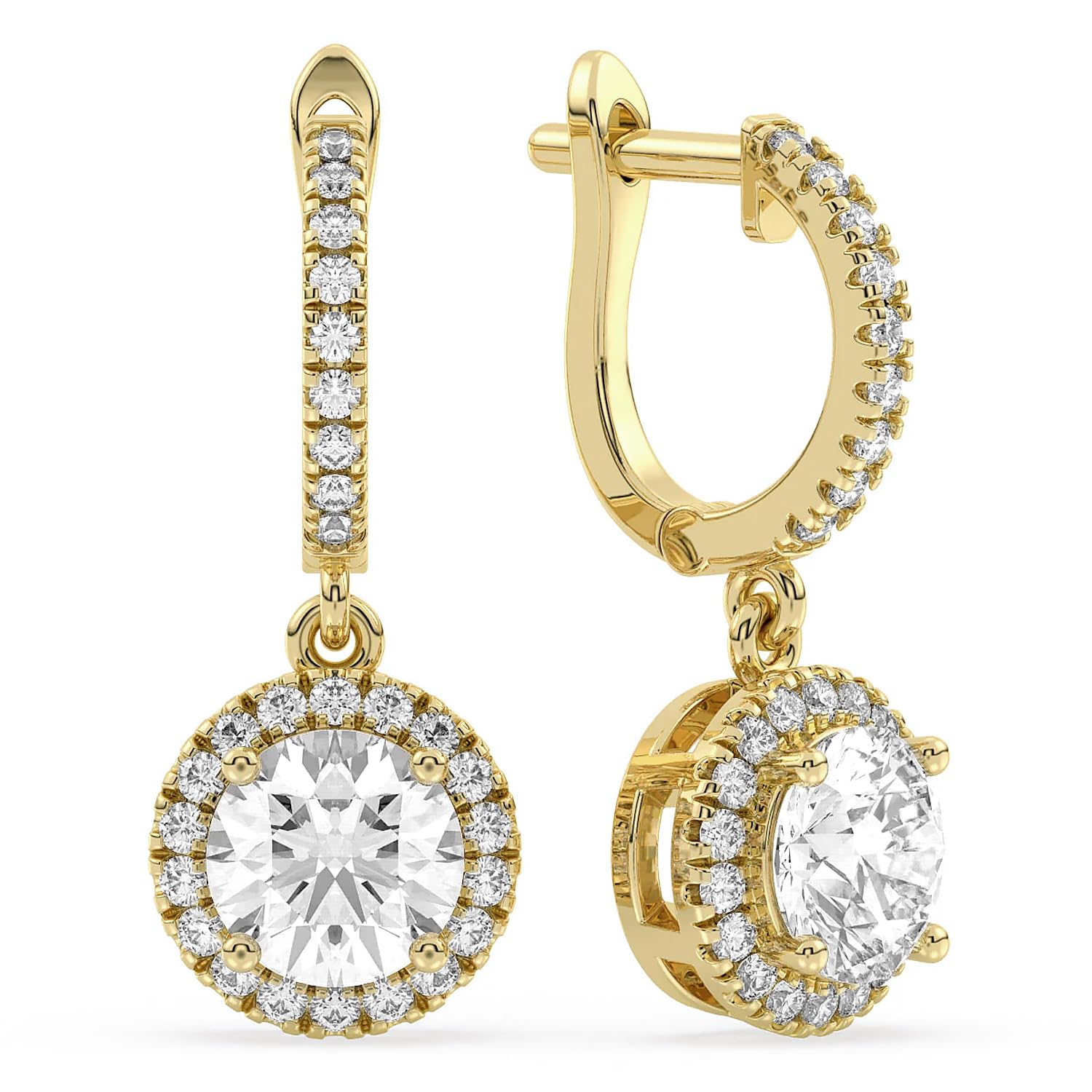 peora Cubic Zirconia & Crystal Studded Hoop & Drop Earrings Fashion Jewellery Gift for Women & Girls-picture-2