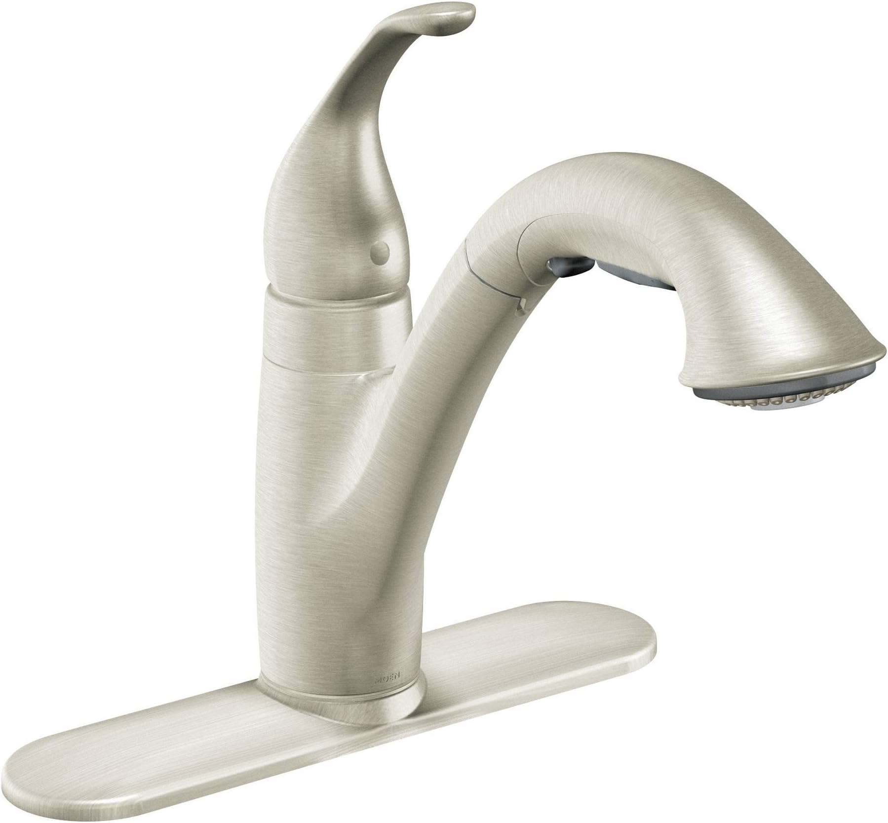 Moen 7545CSL Camerist OneHandle Low Arc Pullout Kitchen Faucet, Classic Stainless Touch On
