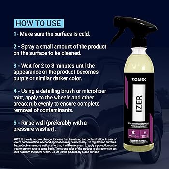 Izer Iron Remover Spray | pH-Neutral, Non-Acidic Formula
