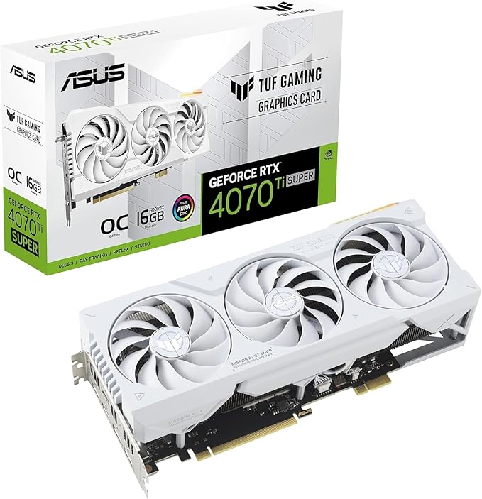 [GPU] ASUS TUF RTX™ 4070 Ti Super BTF White OC Edition [Used - Like New] - $526.14 ($809.34 - 35% w/ Prime)
