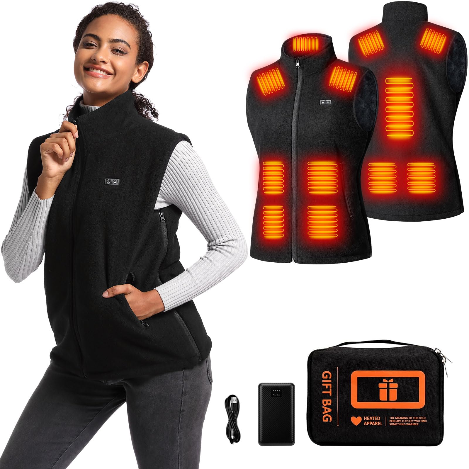LORUSAFF heated vest for women