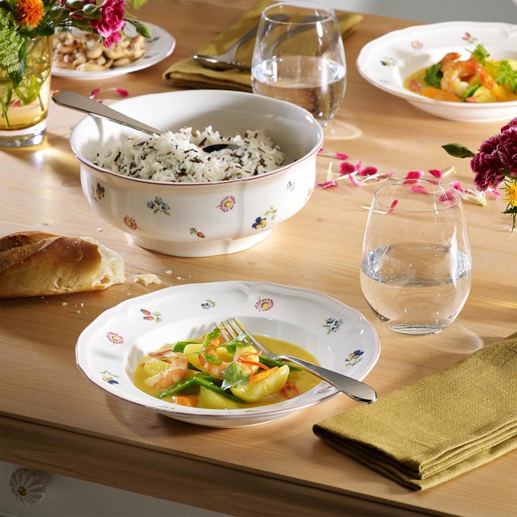 VILLEROY & BOCH Petite Fleur Set 6 Pezzi Piatto Fondo 23cm Tavola Porcellana