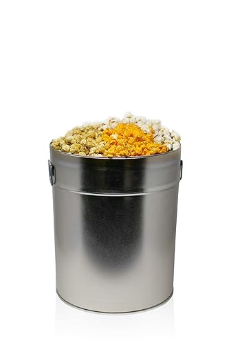 Miniatura 9 de The Classics - Lata de palomitas de maíz gourmet de 2 galones: disfruta de queso, caramelo y Kettle Korn Hecho a mano por encargo Perfecto