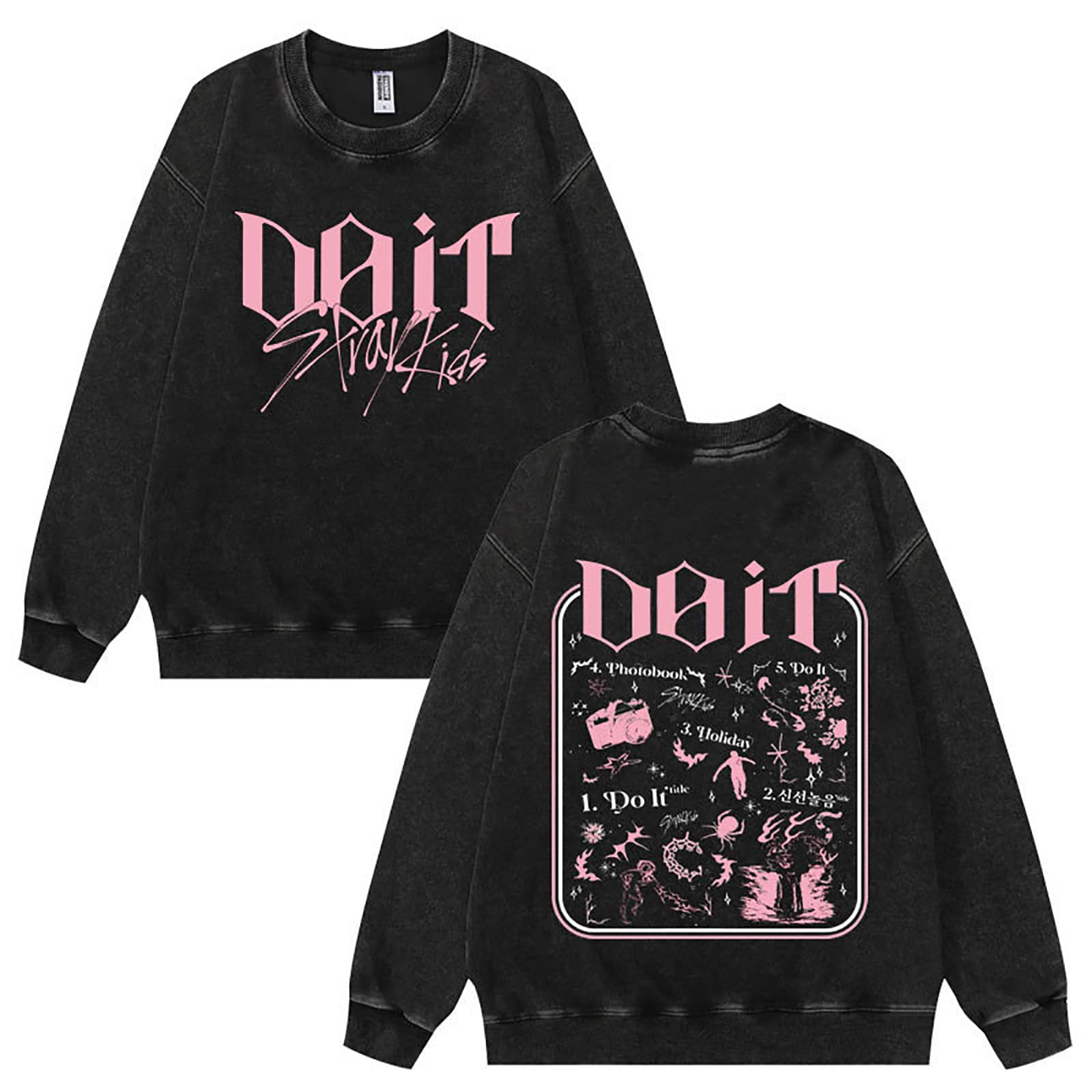 長袖Tシャツ 韓国男子団体グッズ 水洗 レトロ 衛衣 丸首 長袖 応援服 記念シャツ レトロ綿 ゆったり カジュアル 快適 通気性 春 秋 冬 パーカー 男女兼用 学生 大判 人気 韓流グッズ M