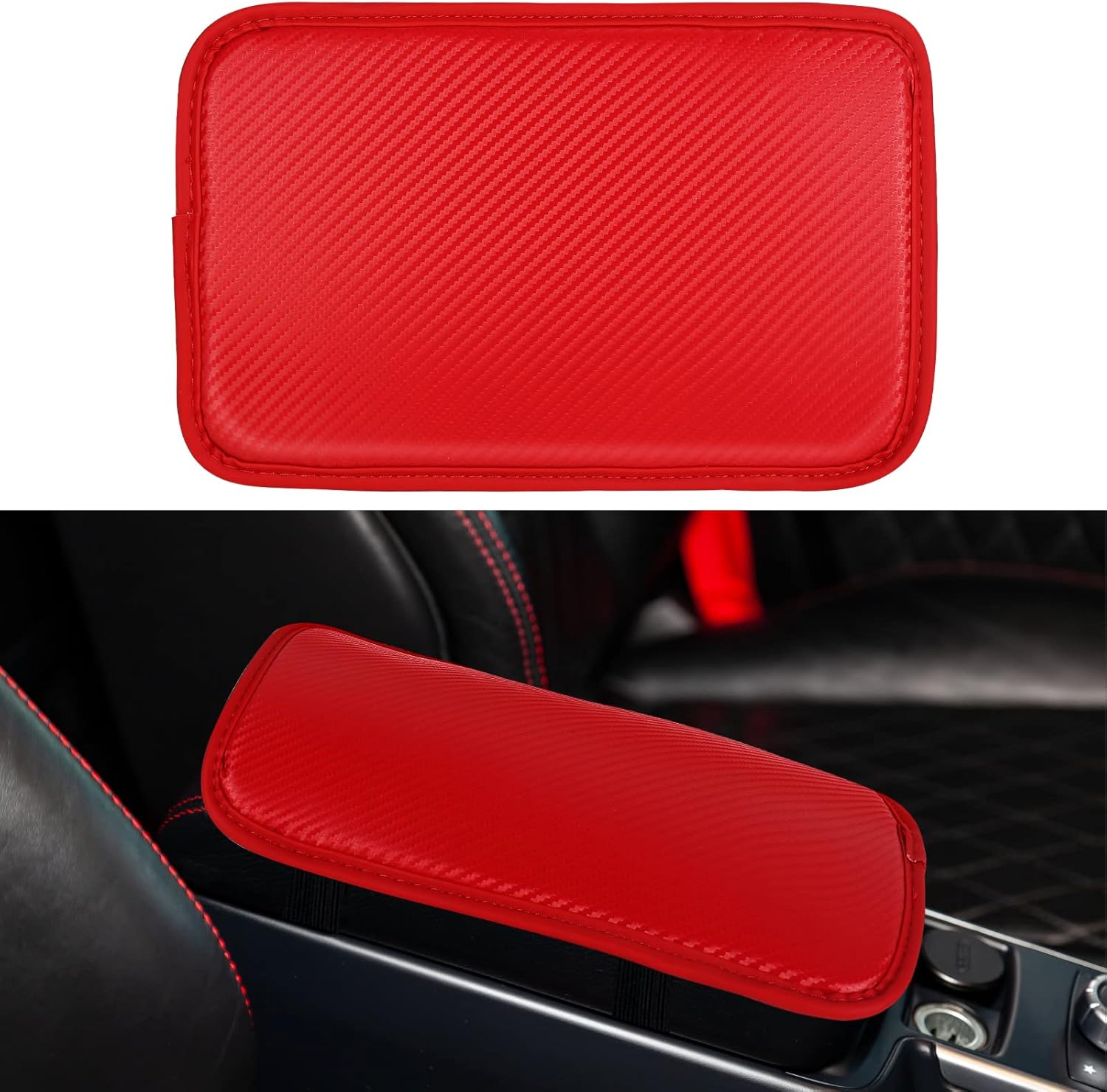 Amiss Car Center Console Pad, Universal Waterproof Car Armrest Seat Box Cover, Car
