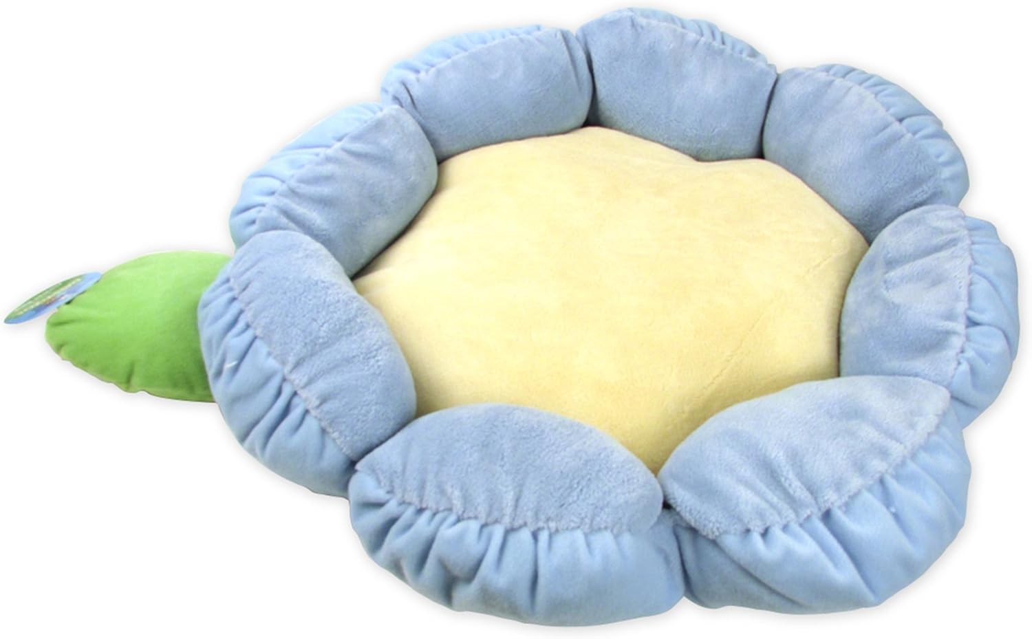 Daisy and Zoe Brand Dog Bed - Flower Shape - Blue