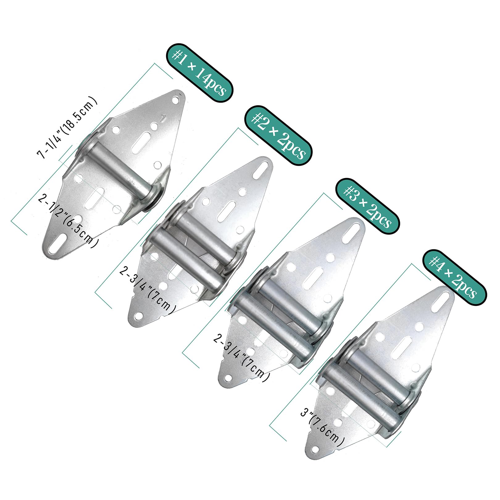 Snapklik.com : Zuiwan Garage Door Hinges And Rollers Tune Up kit,Garage ...