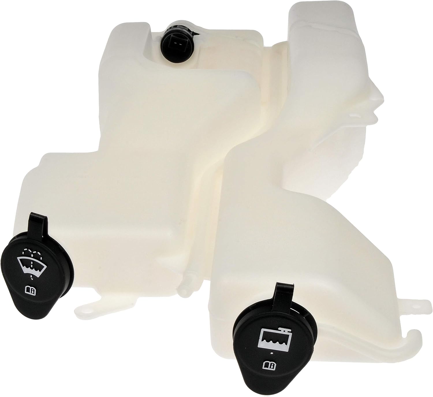 Dorman 603-574 Front Coolant And Washer Fluid Reservoir with Cap Assembly Compatible with Select Dodge/Mitsubishi/Ram Models
