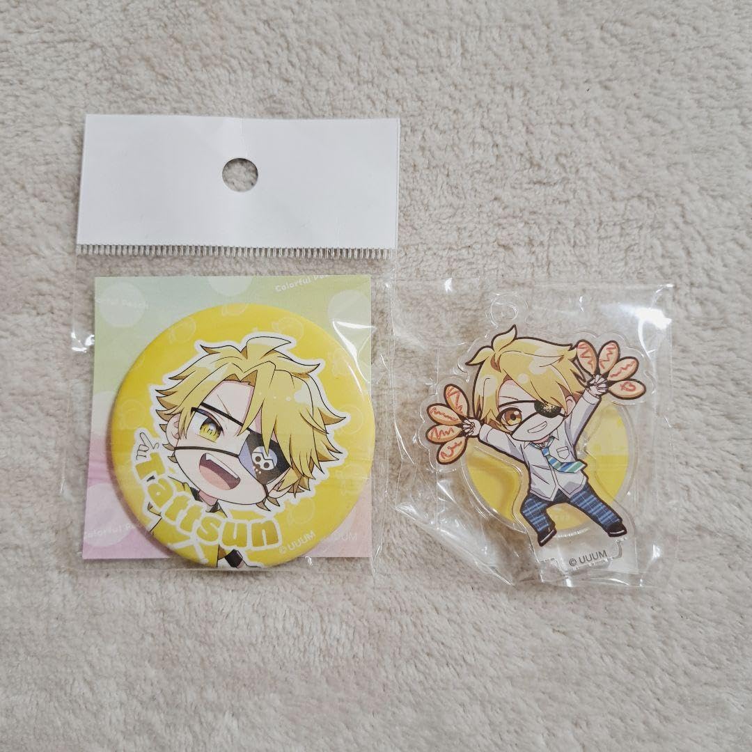 たっつん カラフルピーチ ファミマ 缶バッジ