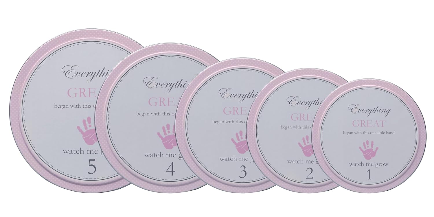 Child to Cherish Handprints Tower of Time Kit, Pink