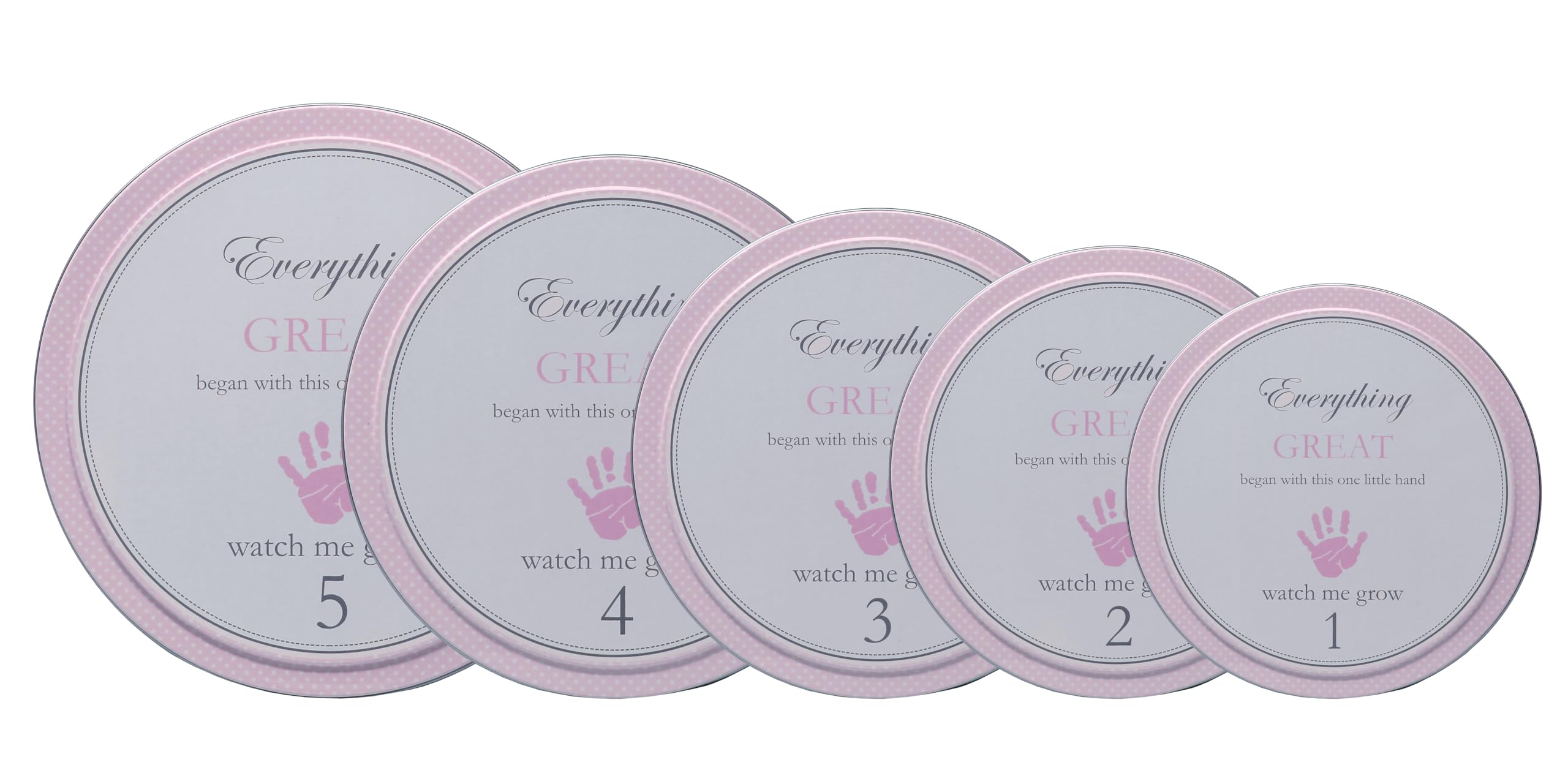 Child to Cherish Handprints Tower of Time Kit, Pink