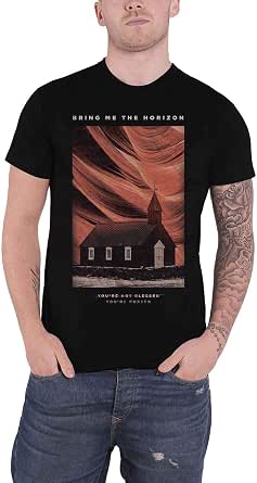 Bring Me The Horizon 'Remain Calm' Official T-Shirt - Men's Black Band Tee (Size XXL)