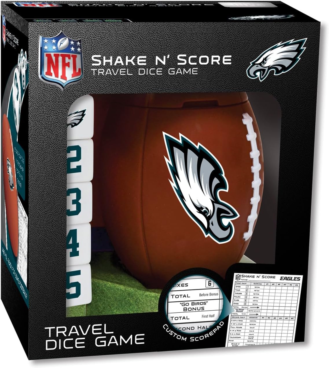 MasterPieces Game Day - NFL Buffalo Bills - Shake N' Score Dice Game