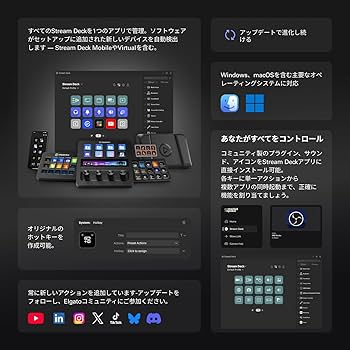 【美品】Elgato Stream Deck XL（32キー）／動作良好 Stream Deck XL | Elgato
