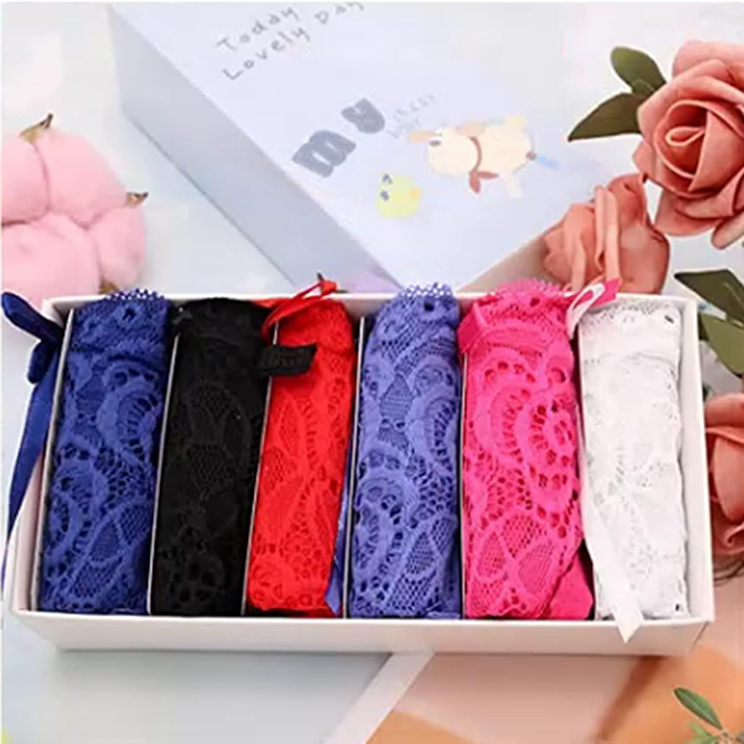 HTRUIYA Female Easy Off Underwear Transparent Lace G-Strings Adjustable G-Strings Panties Briefs - Image 5