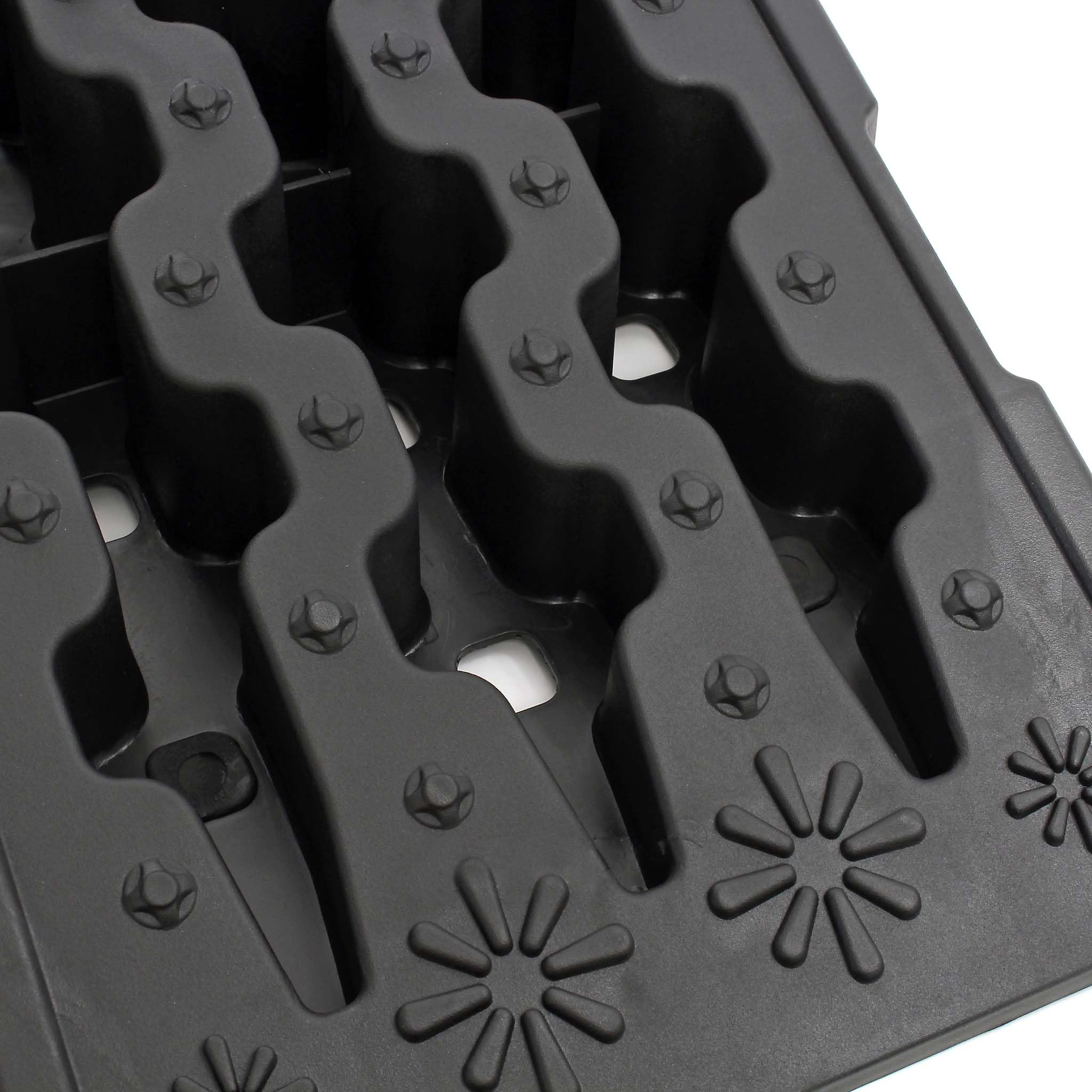 Set 2 Cunei per Camper Auto 90,5x30x21,5cm max 5t Materiale Antiscivolo PP Livellamento Veicolo