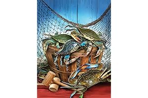 Crab Catch: 550-piece Lobster Puzzle by Heritage