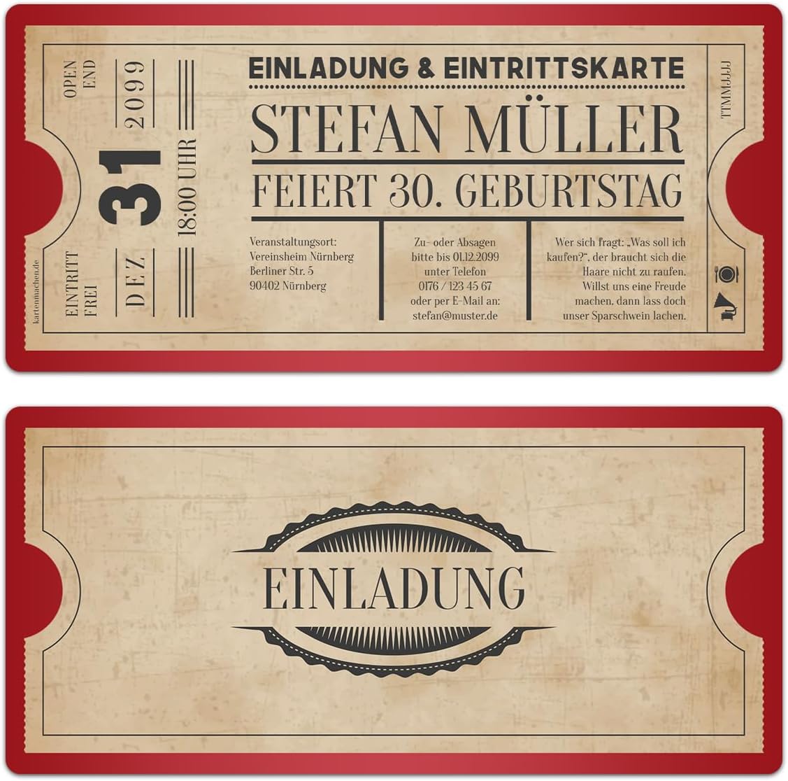 Personal. Einladungskarten Als Fußballschuh – Lasergeschnitten & Individuell Bedruckt